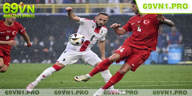 Tân binh Gruzia cầm hoà 1 - 1 trước CH Séc