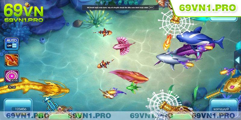 Chơi thoải mái game bắn cá miễn phí 100%